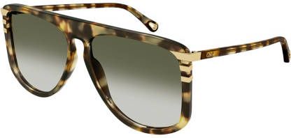 Chloé sunglasses Ch0104S 003 , Groen, Dames