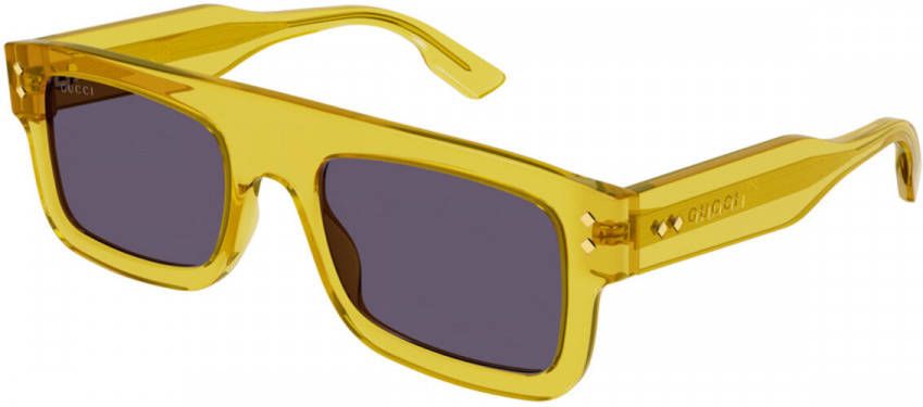 Gucci Gg1085S 003 Sunglasses , Oranje, Heren