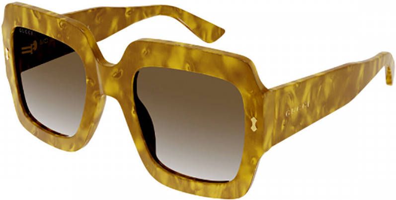 Gucci Gg1111S 004 glasses , Oranje, Dames