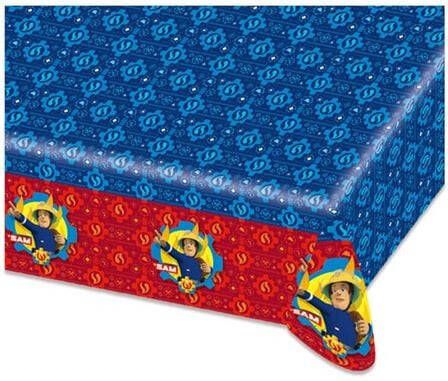 Feestbazaar Brandweerman Sam Tafelkleed Versiering 180x120cm