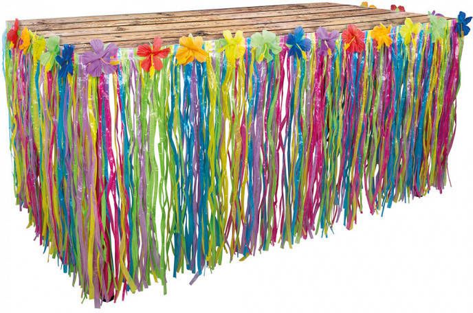 Feestbazaar Hawaïaanse tafelrok(75 x 300 cm )