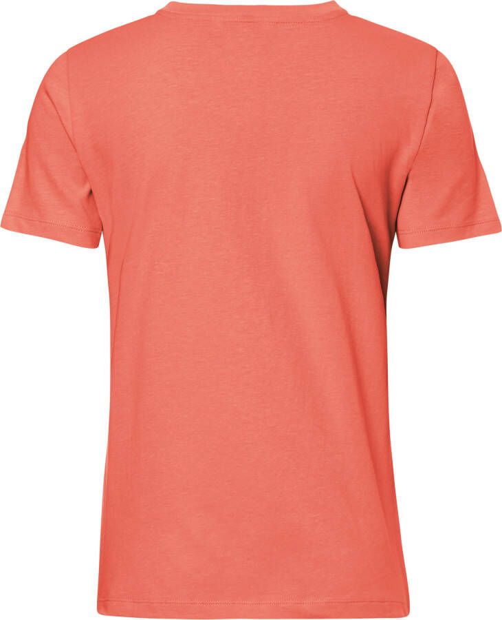 Tommy Hilfiger Shirt met ronde hals REGULAR HILFIGER C NK TEE SS met groot logo opschrift