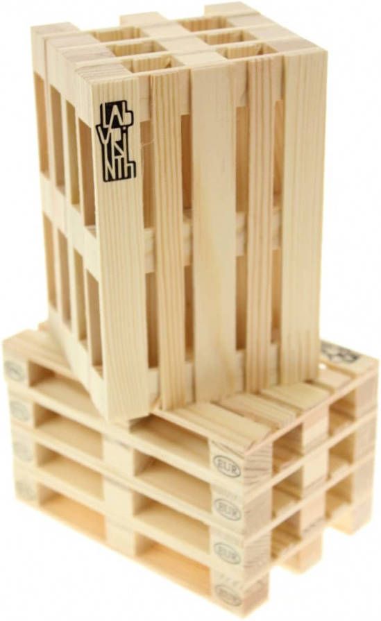 Labyrinth Palette it Set Van 8 Design Pallet Onderzetters