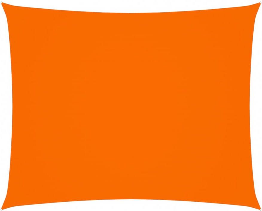 VIDAXL Zonnescherm rechthoekig 6x7 m oxford stof oranje