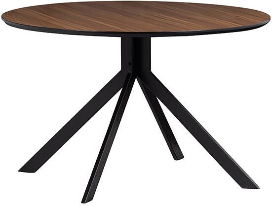 WOOOD Exclusive WOOOD Ronde Eettafel 'Bruno' 120cm, kleur Walnoot